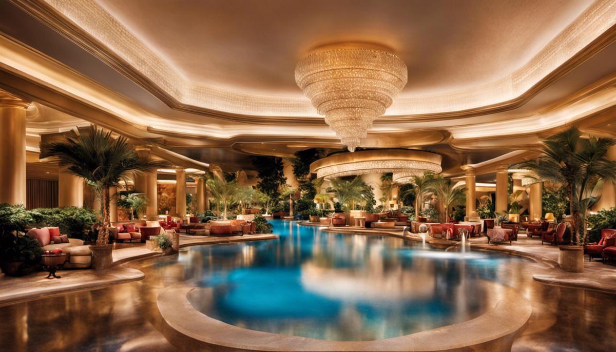 An image of the Wynn Las Vegas hotel showcasing its luxurious design and amenities for guests.